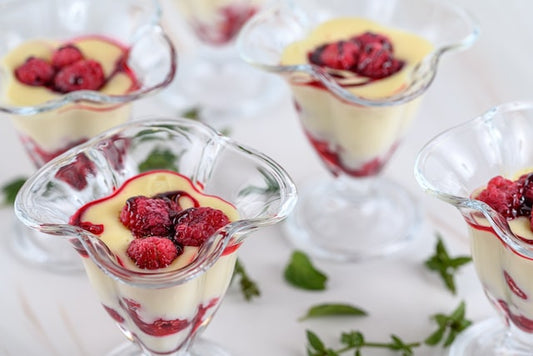 Raspberry Vanilla Bean Pudding Pops